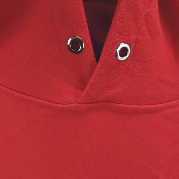 Givenchy Hoodie Mens 2XL Red Embroidered Long Sleeve - Picture 7 of 12